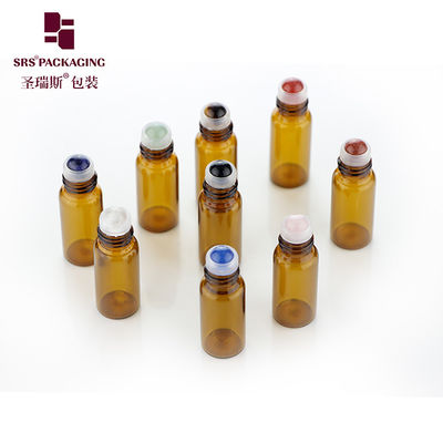 satın al BLP-3ML 3ML Parfüm Amber Cam Rulo Gemstone Topu ile Şişe Çevrimiçi üretim