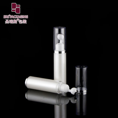 satın al Pearl White Akrilik Kozmetik Rulo Şişesi 10ml 15ml Göz Serumu Paketleri Çevrimiçi üretim