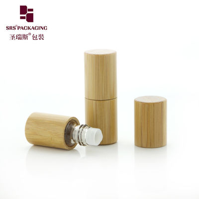 satın al BG-2ML Gerçek Doğal Bambu Rulo Şişe İç Cam Şişe Aroma Parfüm Yağı için Cam Roller Top Uygulayıcı Çevrimiçi üretim