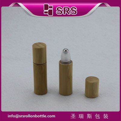 satın al SRS 5ml bambu yuvarlak topu şişe, bambu plastik göz kremi şişe Çevrimiçi üretim