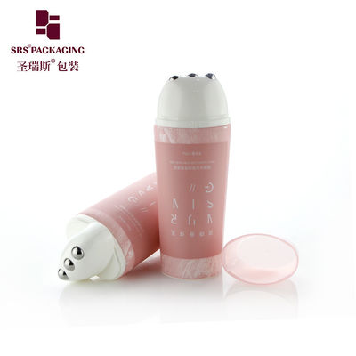 satın al D50mm Pembe PE Roller Ball Tube Yumurta Biçimli Boynun Kırışık Masajı Çevrimiçi üretim