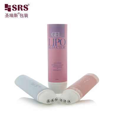 satın al Oval şekilli PE 3 Çelik Rol Top Uygulayıcı Tüp D50mm Masaj Gel Serumu için Çevrimiçi üretim