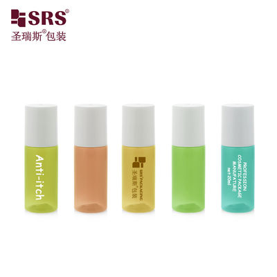 satın al Beyaz Kapalı 18-15ml 20ml Amber PET Kozmetik Rulo Şişesi Çevrimiçi üretim
