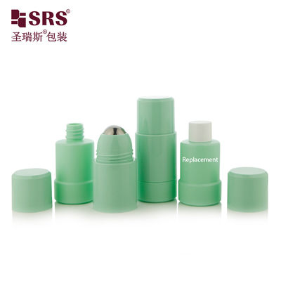 satın al Boş Doldurulabilir Rulo Şişe Plastik Rol Top Şişe 50ml 75ml Çevrimiçi üretim