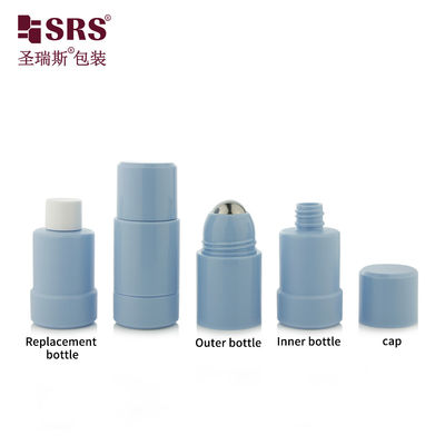 satın al Özel Yuvarlak Dönüştürme Mavi Deodorant Rulo Şişe 50ml 75ml Çevrimiçi üretim