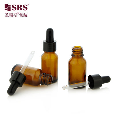 satın al Çocuklar için 15 ml silindirik boş cam damlatıcı şişe Çevrimiçi üretim