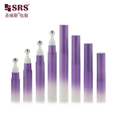 satın al A0031-15ml Gradient Purple Airless Pump Anti kırışıklık kremi için plastik yuvarlak şişe Çevrimiçi üretim
