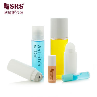 satın al Sakinleştirici Gel Plastik Rulo Şişesi 15ml 20ml 60ml 90ml 3oz Gemstone Ball ile Çevrimiçi üretim