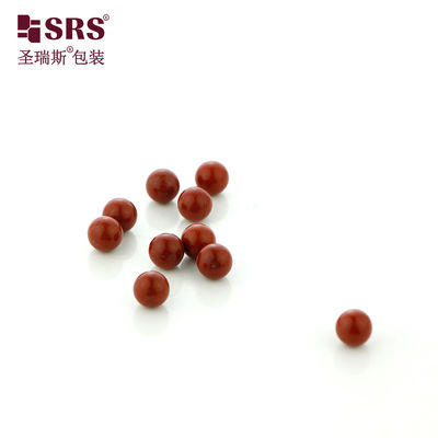 satın al Kırmızı Agate Gemstone Ball 7.9mm 8mm Roller Bottle Mücevherler için Çevrimiçi üretim