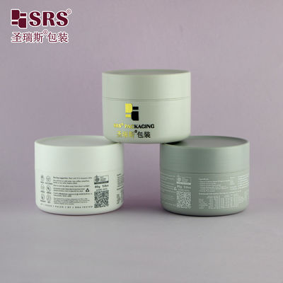 satın al SRSZ-200g Gri Çift Duvarlı Plastik Kavanozlar Tereyağı Kremi Ambalajı İçin Sürdürülebilir Çevrimiçi üretim