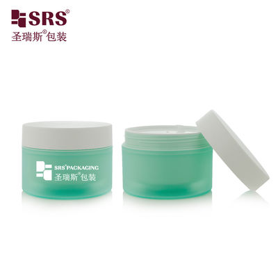 satın al SRSJK-200g Mint Yeşil Özel Matt PP Plastik Saç Bakımı Kremi Kavanozu Çevrimiçi üretim