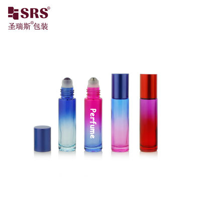 satın al BLPM-10ml Boş Yuvarlak Silindir Gradiant renkli Paslanmaz Çelik Rol Top Parfüm 10ml Kozmetik Yağ Uygulaması için Şişede Yuvarlak Çevrimiçi üretim