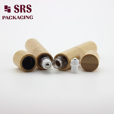 satın al SRS Doğal Renkli Bambu Cam Parfüm Boş Rulo Şişe 10ml Çevrimiçi üretim