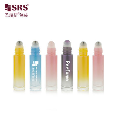 satın al BLPM-10ml Silindirik Yuvarlak Eğimli Pembe Renkli Kalıplı Kişisel Bakım için Cam Rol Şişe Renkli Plastik Kapaklı Çevrimiçi üretim
