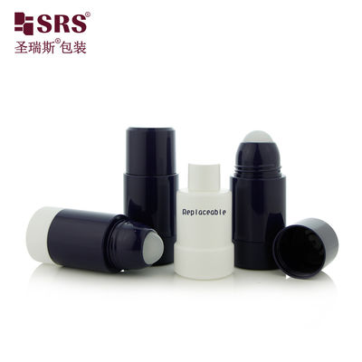 satın al RPPE 50ml 75ml Deodorant sıvısı için şişede basılı siyah yeniden doldurulabilir rulo Çevrimiçi üretim