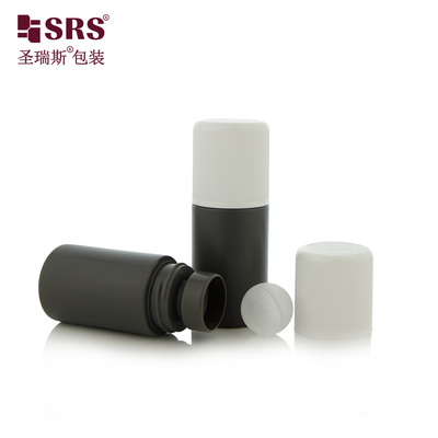satın al RPPC1-60ml Gray Disinfectant Bottle PP Roll On Bottle 50ml-90ml With Cylindrical Round Structure Çevrimiçi üretim
