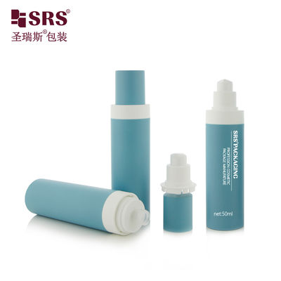 satın al 50ml 100ml PP Airless Serum Bottle Custom Color Refillable Çevrimiçi üretim