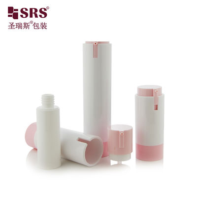 satın al Refillable Airless Pump Bottle 15ml 30ml 50ml AS+PP Cosmetic Container Çevrimiçi üretim