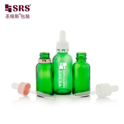 satın al Durable 30ml 60ml Glass Dropper Bottle with Tamper Evident Cap for Skincare Çevrimiçi üretim