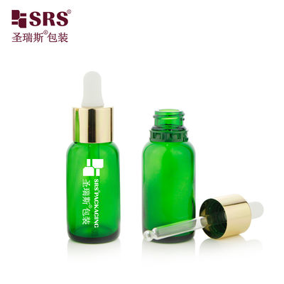 satın al High Quality 30ml 60ml Glass Dropper Bottle with Aluminum Tamper Evident Cap for Essential Oil Çevrimiçi üretim