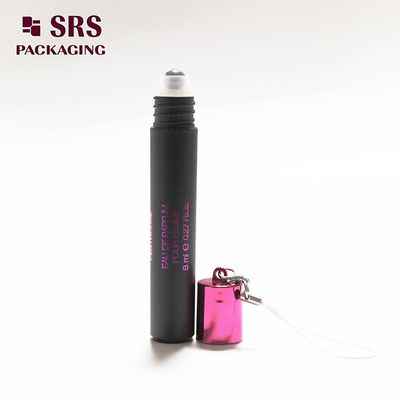 satın al SRS Boş Kozmetik Plastik Rol Top Şişeleri Siyah Renkli 8ml Kanca ile Çevrimiçi üretim