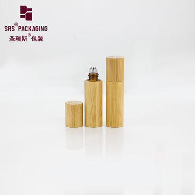satın al SRS Doğal Bambu Kozmetik Mini Parfüm Amber Glass Roll On Flask 5ml Çevrimiçi üretim
