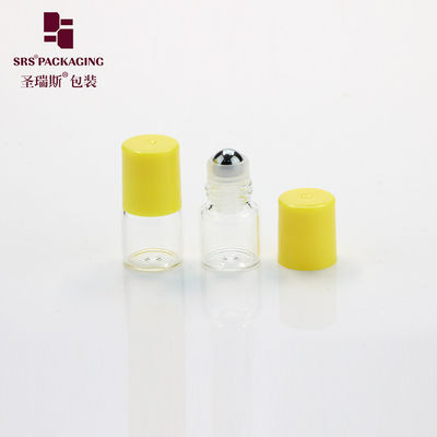 satın al Kozmetik Essential Oil Glass Roller Ball Bottle Mini Şeffaf Renkli 1ml Çevrimiçi üretim