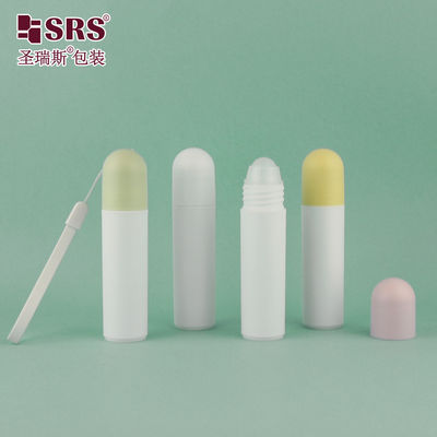 20ml Beyaz PP PCR Plastik Rulo Şişede Essential Oil Parfüm Losyon Göz Bakımı için
