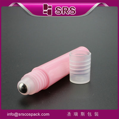 Pembe Plastik Rulo Şişe Sızıntıya Karşı Dolu Dükkan Farmasötik Sınıf 7ml Rulo Şişe