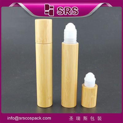 toptan satılan 15 ml boş bambu yuvarlak şişe