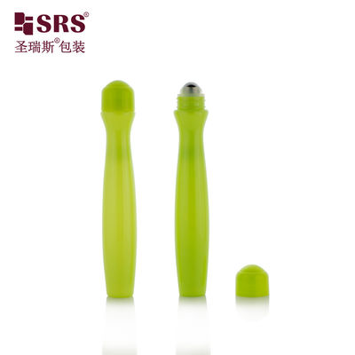 SRS8447-15ML Avokado Yeşil Parfüm Ruloları Şişe Üzerinde Ve Eğilmiş Bel Şekli
