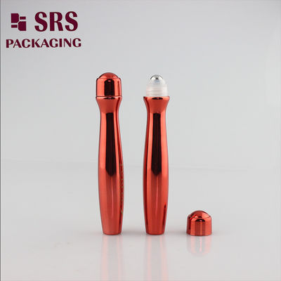 SRS8447-15ML Şişe Üzerindeki Parlak Kırmızı Boş Plastik Rulo