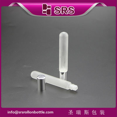 SRS 10 ml ilk cam silindirli çelik topu olan esanslı şişe