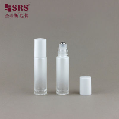 BLPM-10ML Kalın Altlı Cam Rulo Şişesi Kutikül Yağları İçin Beyaz