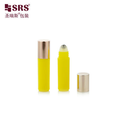 RPA(S)-2ML Parlak Parlak Sarı Yuvarlak Parfüm Rulo Şişesi