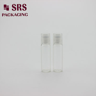 SRS 5ml açık renkli, plastik kapağı olan şişe üzerinde toptan cam rulo