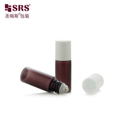 PET18-15ml 20ml PET PCR Plastik Rulo Şişe Özel Şeffaf Mor Renkli