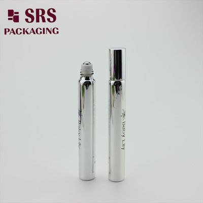 SRS 15 ml boş gümüş cam rulo, gümüş alüminyum kapağı olan şişe