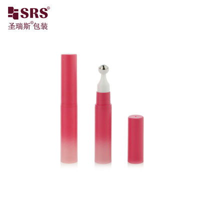 Boş Anti Akne Airless Roll On Bottle Silindirik Yuvarlak Tasarım Ekran Baskı Yüzeyi İşlemle