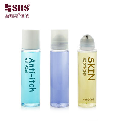 PET30-90ML Soğutma Jeli İçin Açık PET Çelik Roller Uygulayıcı Şişe