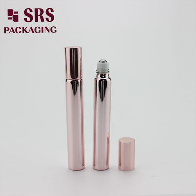 SRS kozmetik parfüm şişesi için boş 10 ml gül altın cam rulo