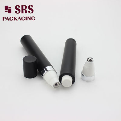 SRS 15 ml siyah göz kremi, mat siyah, şişede hava içermeyen baskı rulo