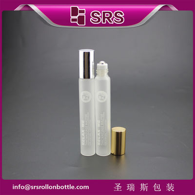 SRS lüks parfüm için boş 10 ml buz cam rulo topu şişesi
