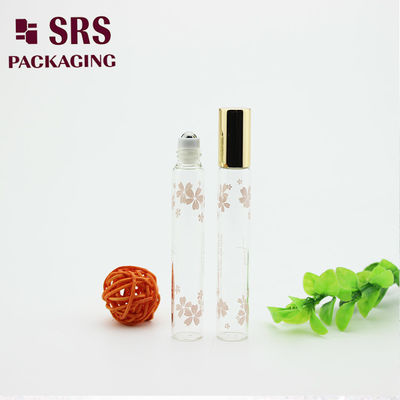 SRS 10ml saf renkli cam rulolar, atıştırmalık yağ için şişede