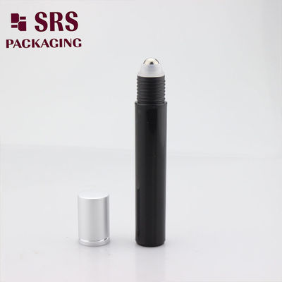 SRS üreticisi parfüm için boş siyah plastik 15ml şişe rulo