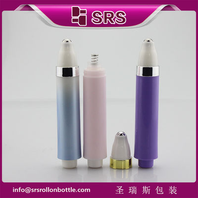 SRS lüks 10ml plastik boş hava kalıntısı göz kremi için şişe üzerinde