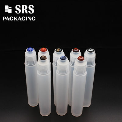 SRS boş kozmetik 15 ml plastik şişe renkli rulo topu ile
