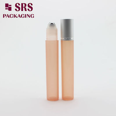 SRS çelik yuvarlak topu olan boş kozmetik 15 ml plastik şişe