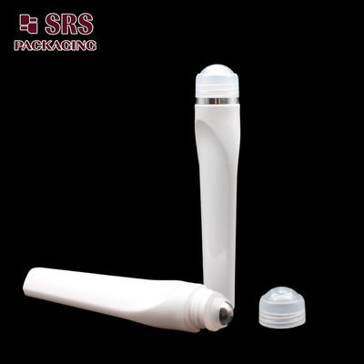 SRS lüks plastik beyaz renkli göz kremi için şişede 15ml rulo