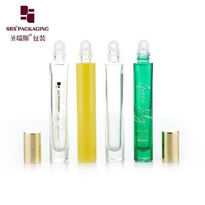 10ML Customized Color'lı Cam Şişe Sızıntı Yok ve Kozmetik Ambalajı için Seris Baskı